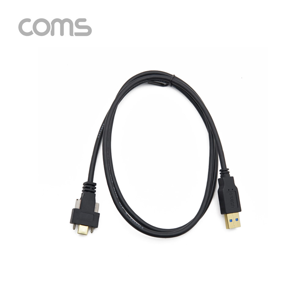 Coms USB 3.1(Type C) 케이블 / USB 3.1(M) to USB 3.0(M) / 브라켓 연결용 / 2나사 /1M