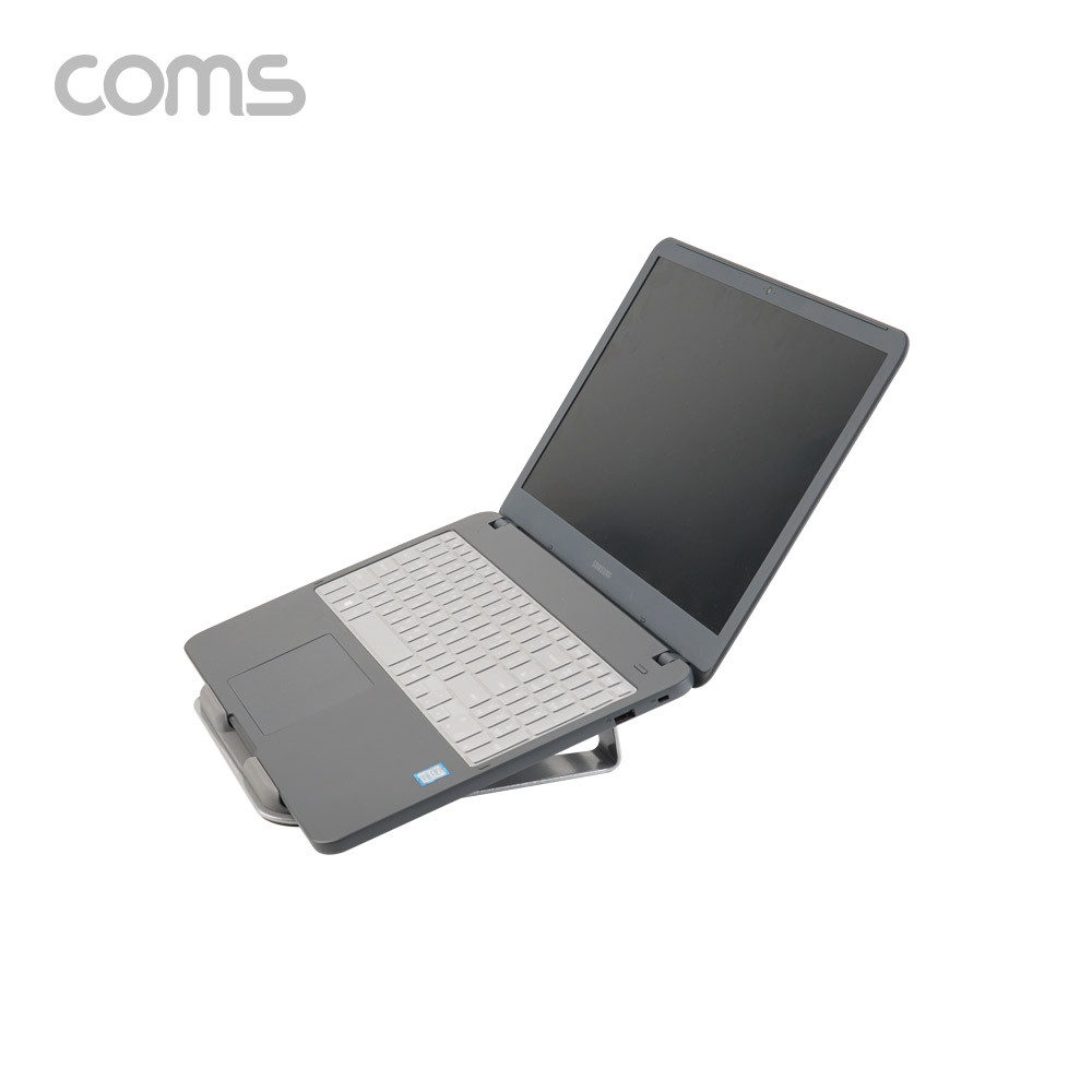 Coms 알루미늄 노트북 거치대 / 스탠드 / 받침대 / 휴대용 거치대