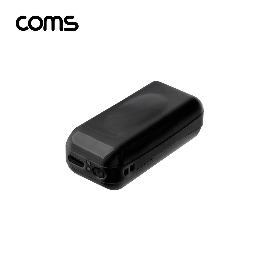 Coms 초소형 미니 손난로 / 핸드워머 / 양면발열 / 휴대용 / Black