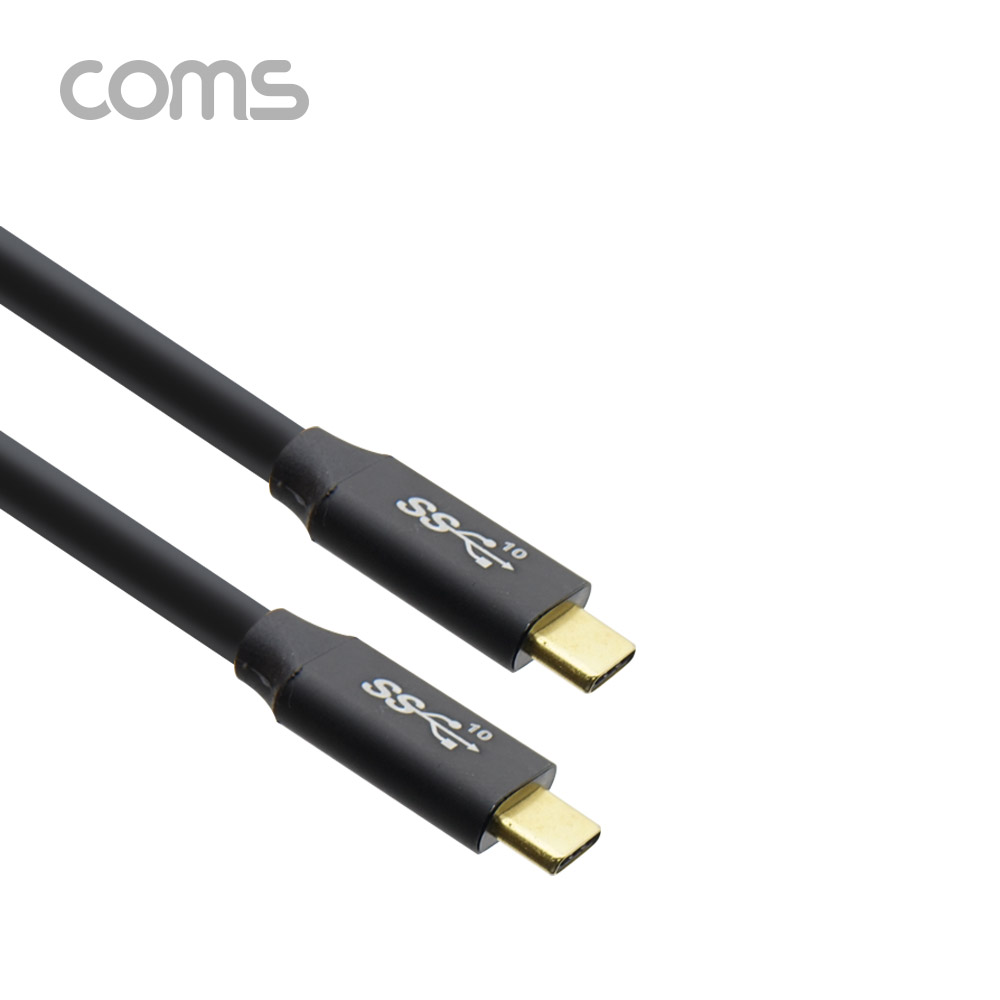 Coms USB 3.1 Type C 케이블 3M GEN2 10Gbps 100W 5A E-Marker 이마커 C타입 to C타입