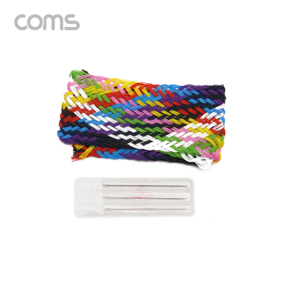 Coms 휴대용 비닐 반짇고리 / 바느질 세트