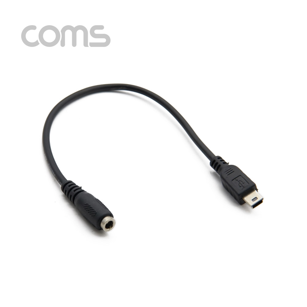 Coms Mini 5Pin 전원 변환(DC 3.5/1.35) 케이블 20cm