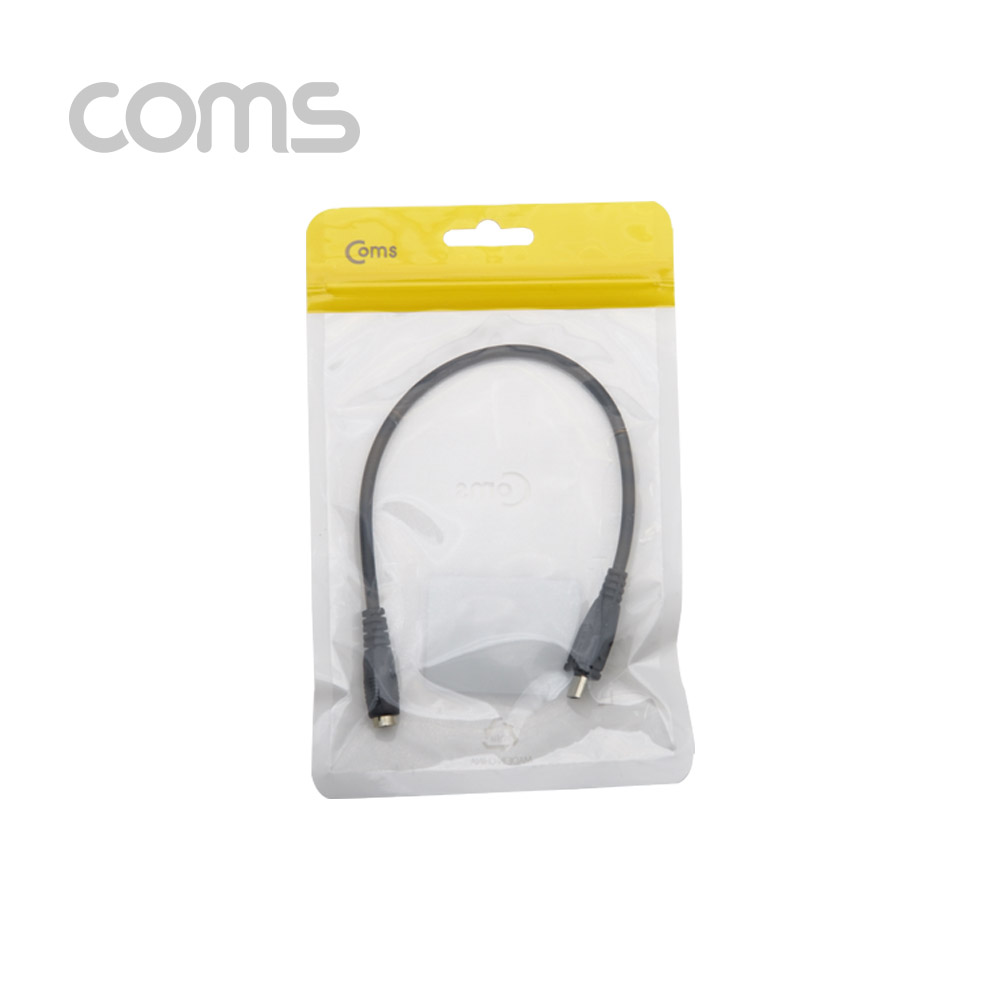 Coms Micro 5Pin 전원 변환(DC 3.5/1.35) 케이블 20cm