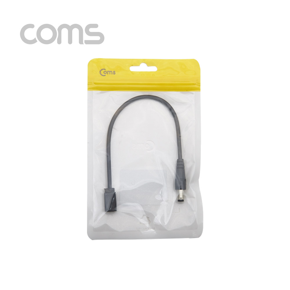 Coms Micro 5Pin 전원 변환(DC 5.5/2.1) 케이블 20cm