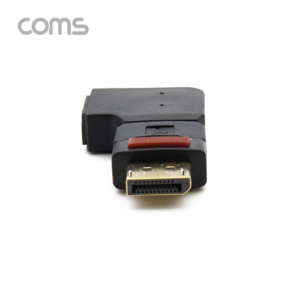 Coms 디스플레이포트 연장 젠더, DisplayPort / M/F / 우향 꺾임