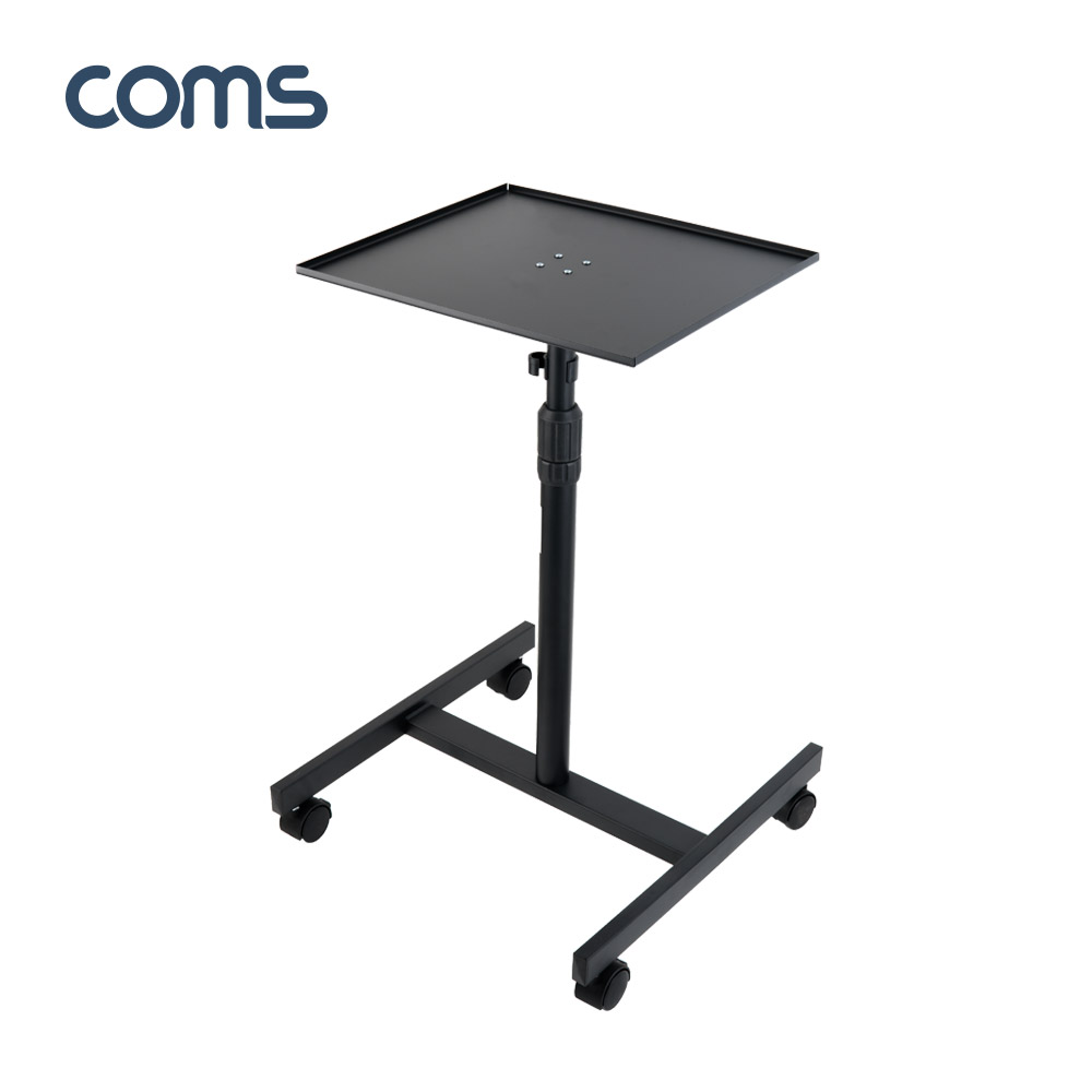 Coms 이동식 스탠딩 테이블 / 다용도 / 태블릿, 노트북, 빔 프로젝터 거치 / 바퀴 이동식