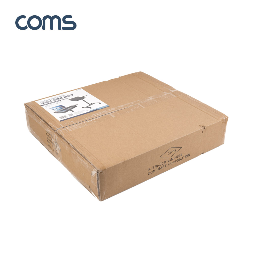 Coms 이동식 스탠딩 테이블 / 다용도 / 태블릿, 노트북, 마우스 거치 / 바퀴 이동식
