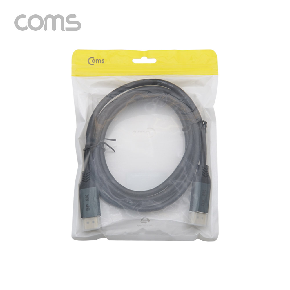 Coms 디스플레이 포트 케이블 / DP M/M / 1.4V / 8K@60Hz / 2M / DisPlay Port
