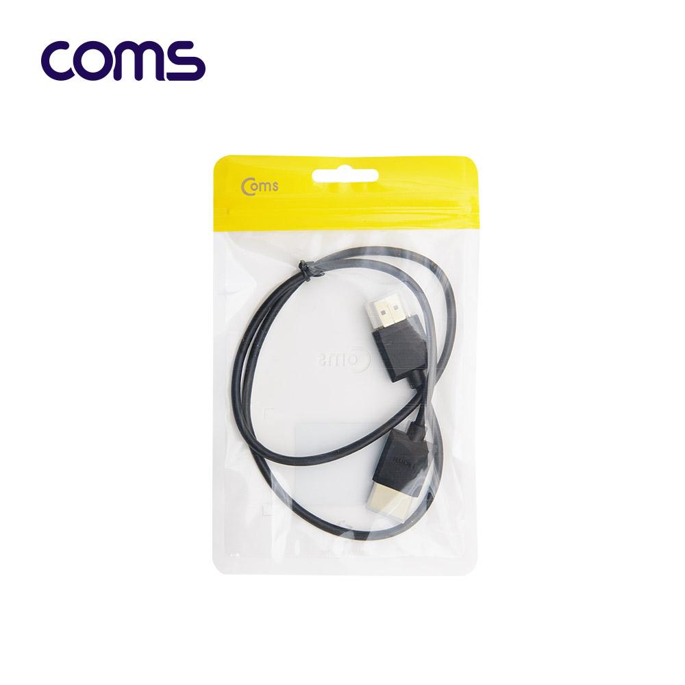 Coms HDMI to HDMI 초슬림 케이블 60cm / V2.0 / 4K2K