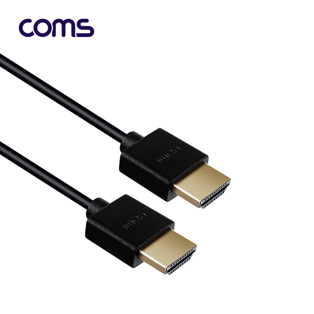 Coms HDMI to HDMI 초슬림 케이블 1m / V2.0 / 4K2K