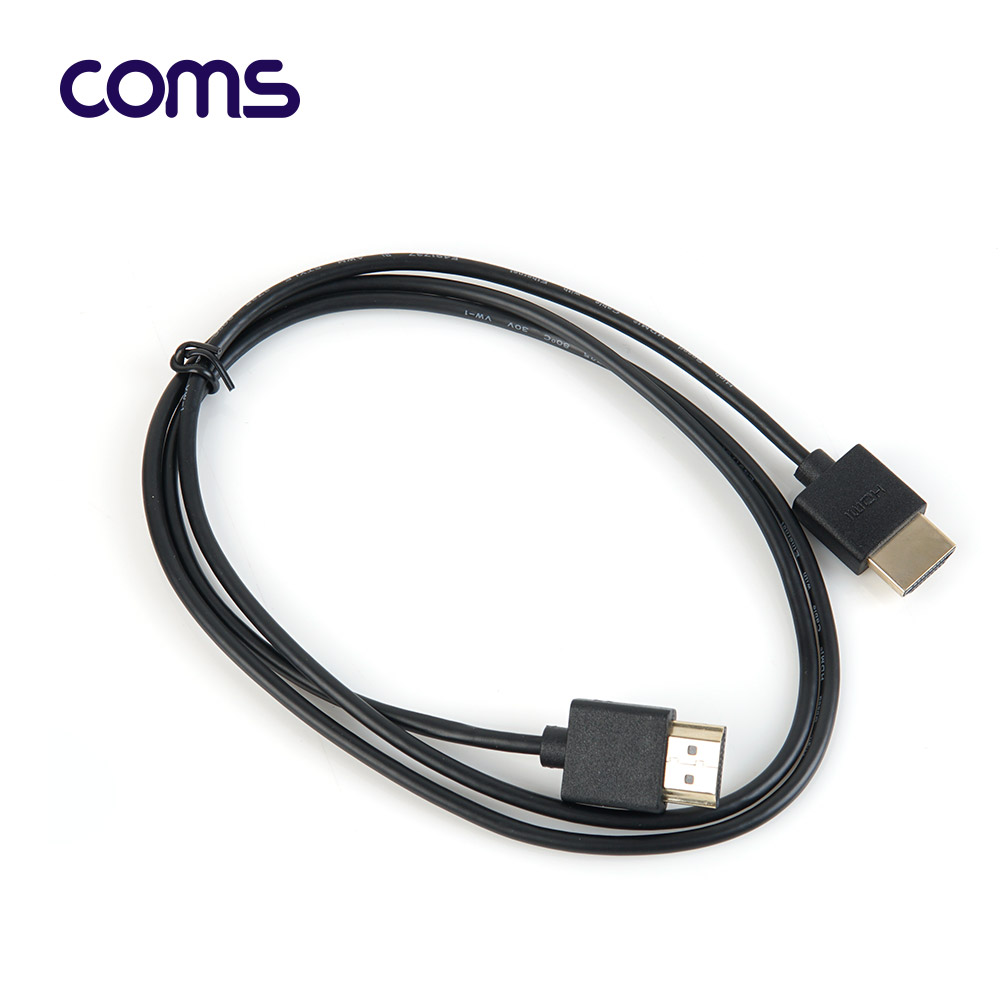 Coms HDMI to HDMI 초슬림 케이블 1m / V2.0 / 4K2K