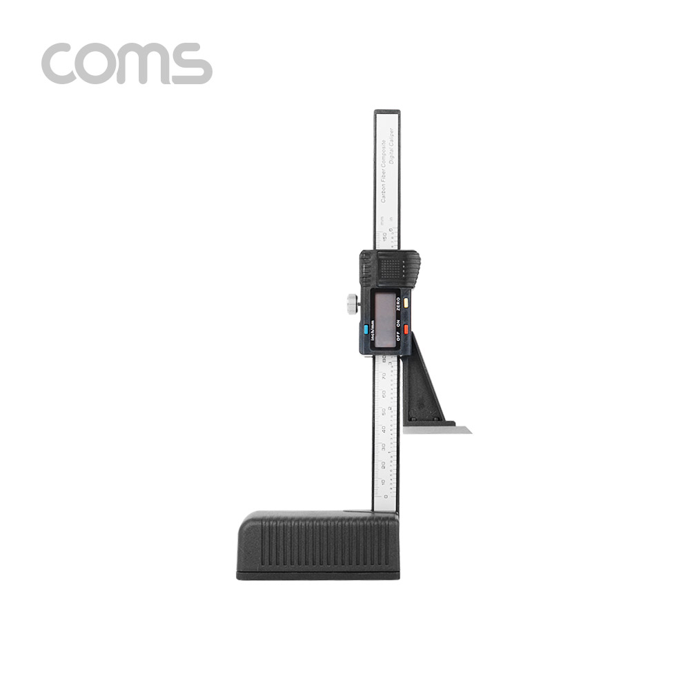 Coms 디지털 높이 측정기 / 단위 변환 / 목공 작업 / 15cm, 캘리퍼스