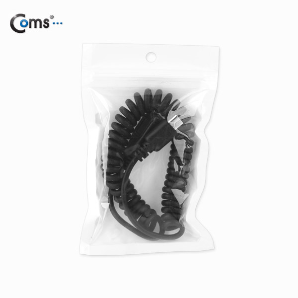 Coms Micro USB 케이블(B형 M/F), 연장용, 스프링