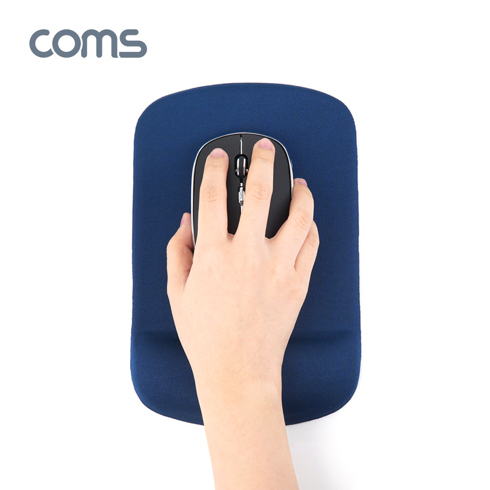 Coms 손목보호 마우스 패드 / 사각패드, 젤 패드, 겔 패드
