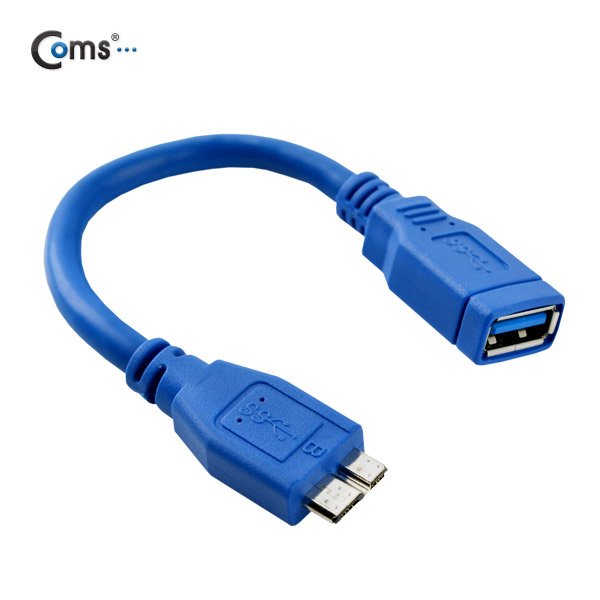 Coms USB 3.0 OTG 케이블 / Micro USB(B), 10cm (S5/노트3)