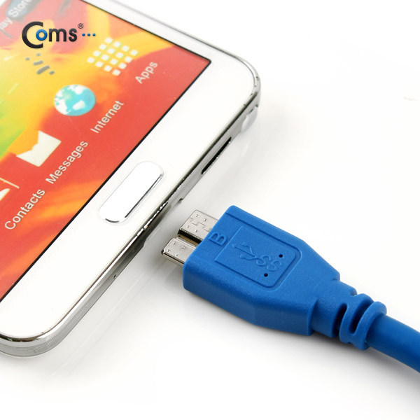Coms USB 3.0 OTG 케이블 / Micro USB(B), 10cm (S5/노트3)