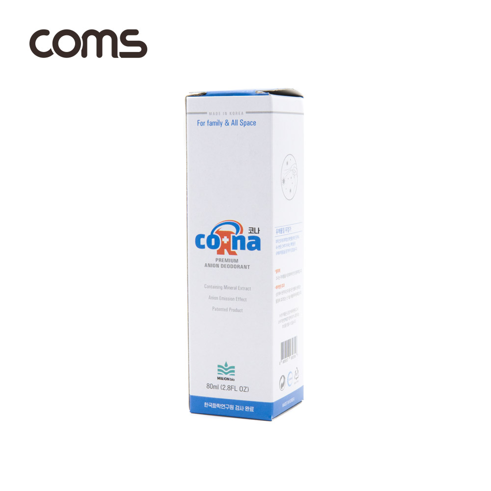 Coms 핑크히포 코나 살균제 / 탈취제 / 휴대용 / 스프레이형 / 80ml