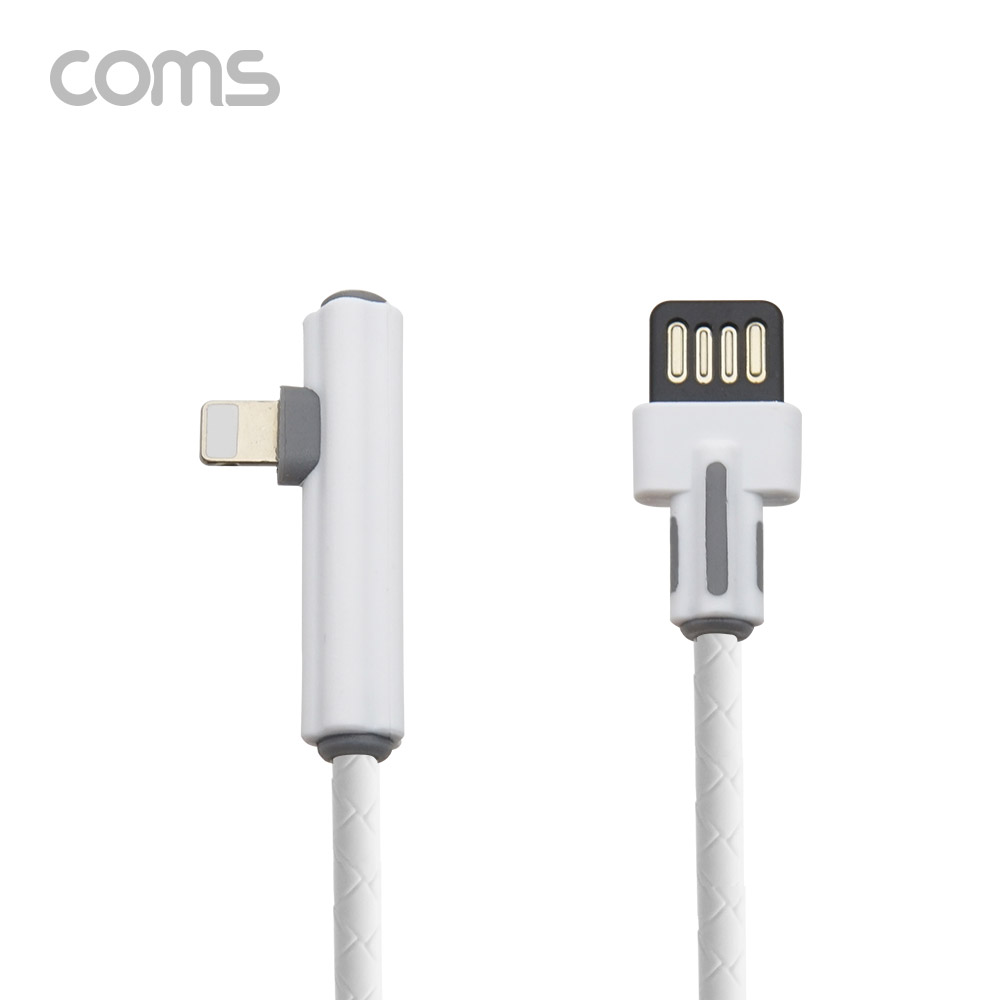 Coms 8pin 케이블 (8P M 꺾임 /USB 2.0 M) / 1.2m /8핀