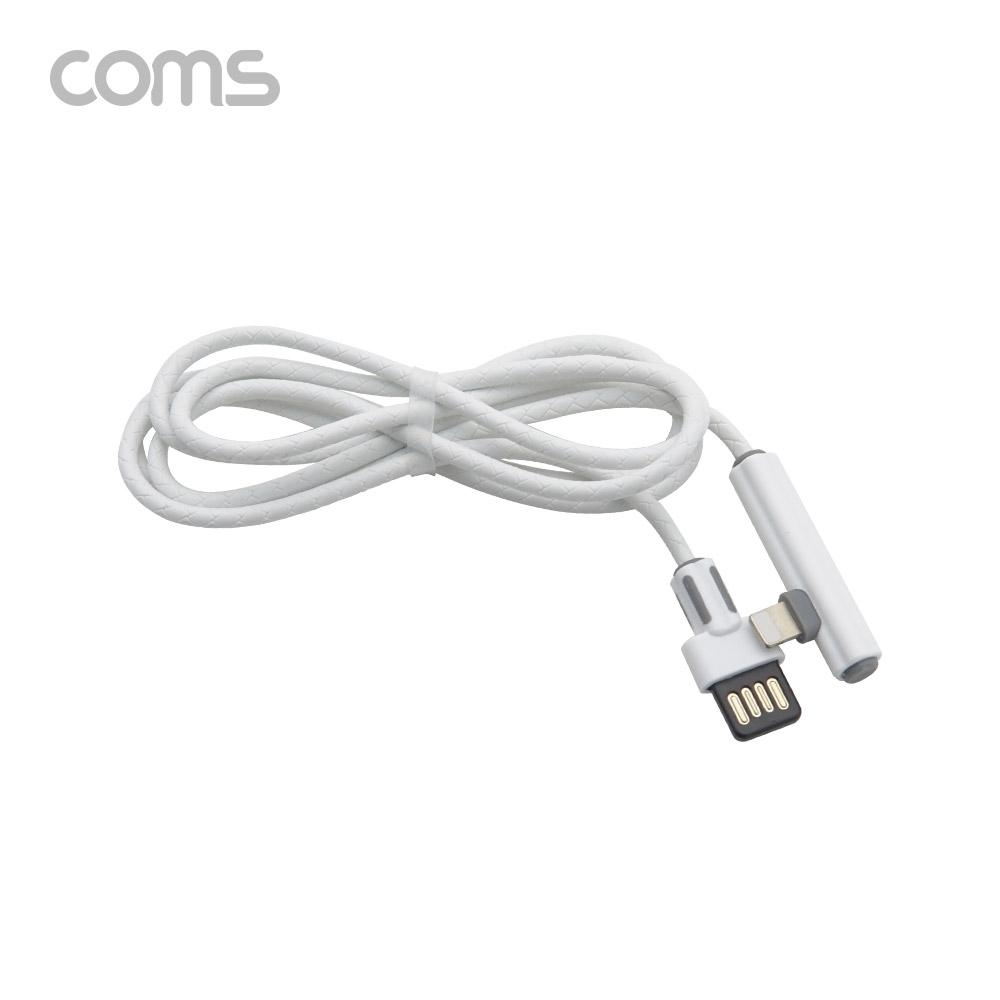 Coms 8pin 케이블 (8P M 꺾임 /USB 2.0 M) / 1.2m /8핀