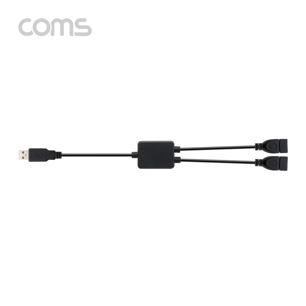 Coms USB 허브 2포트 케이블 / 30cm / 2Port