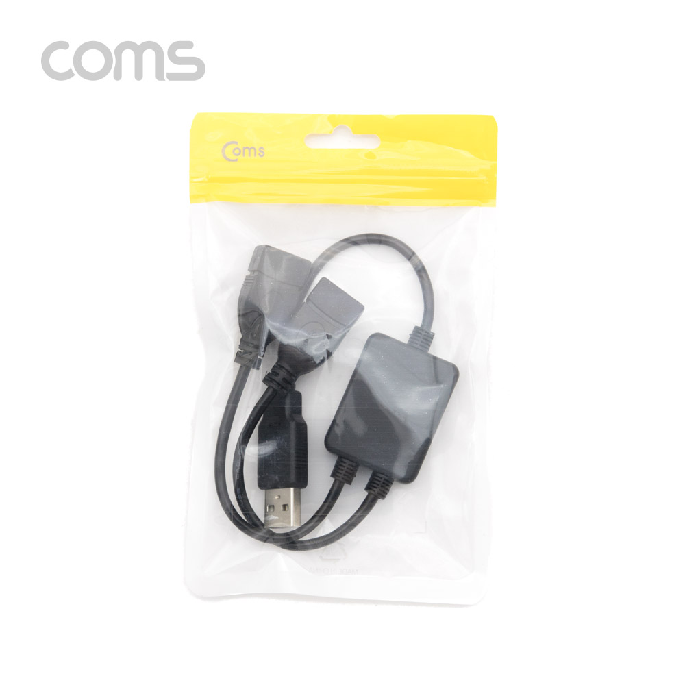 Coms USB 허브 2포트 케이블 / 30cm / 2Port