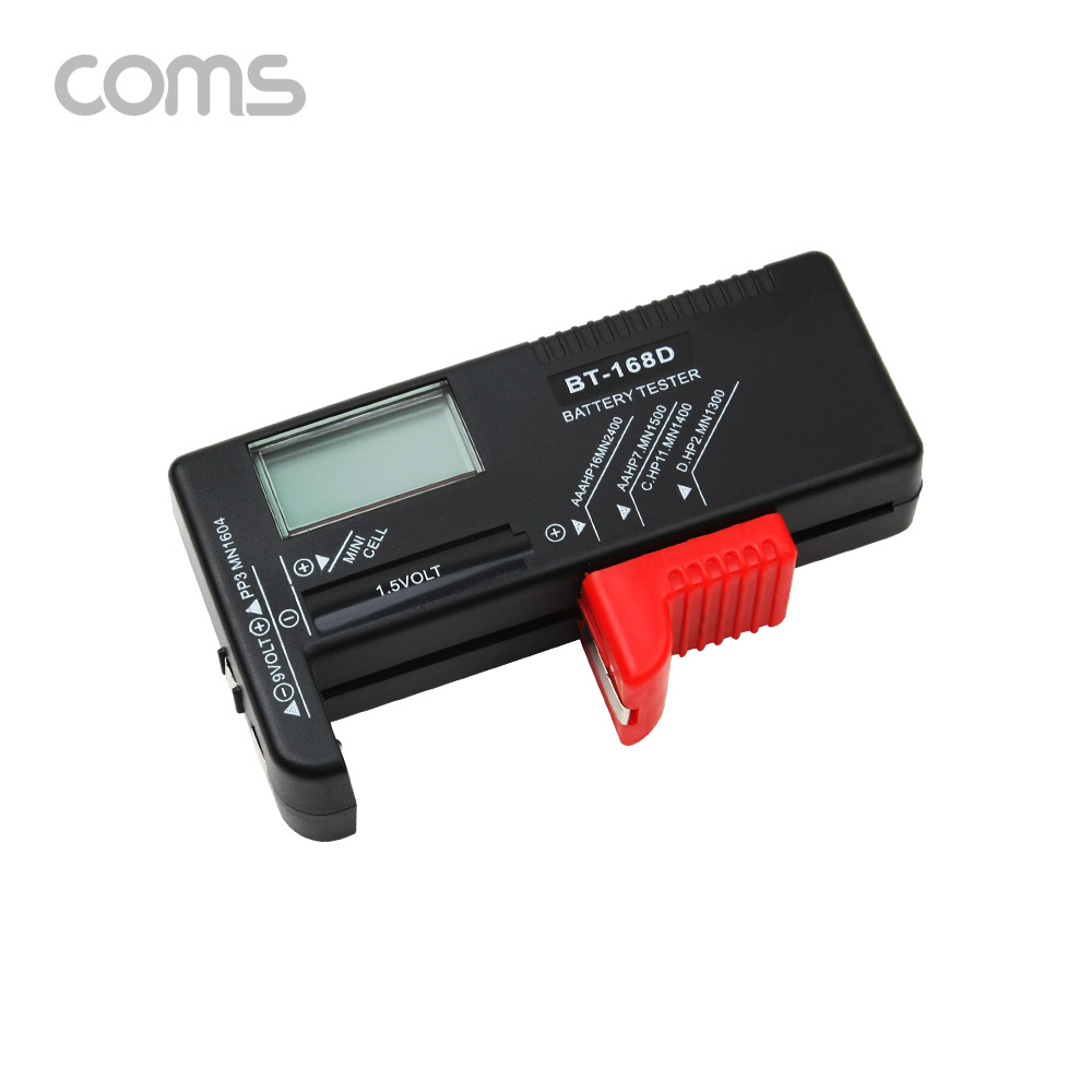 Coms 건전지 테스터기 / 디지털 표시 / 배터리 테스트
