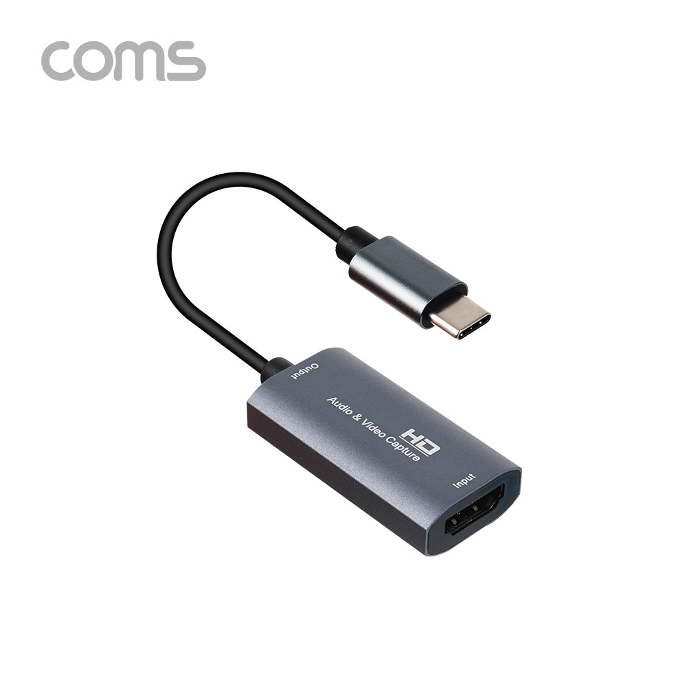 Coms HDMI USB 캡쳐 / Type C / UHD 4K x 2K 입력지원 / 1080P@30Hz