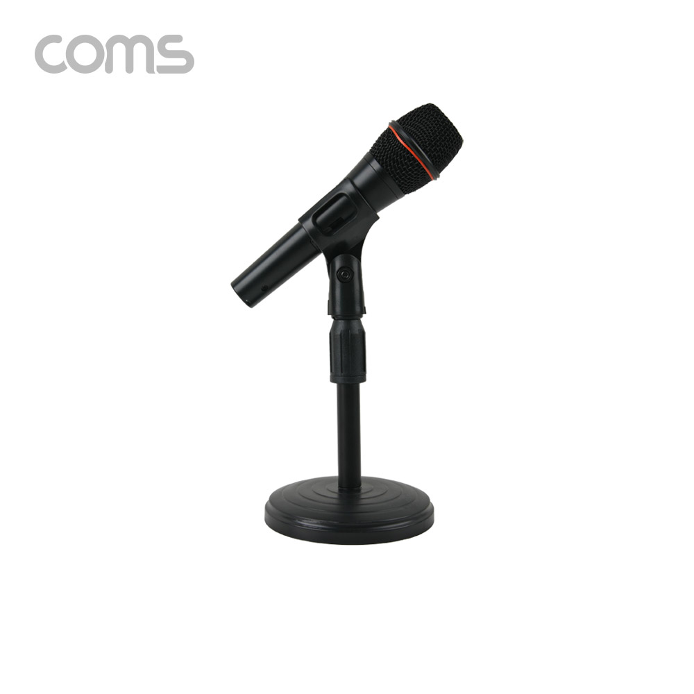 Coms 마이트 스탠드 (YM-16) / 마이크 거치대 / 방송용 / 높이/각도 조절 / 고정용