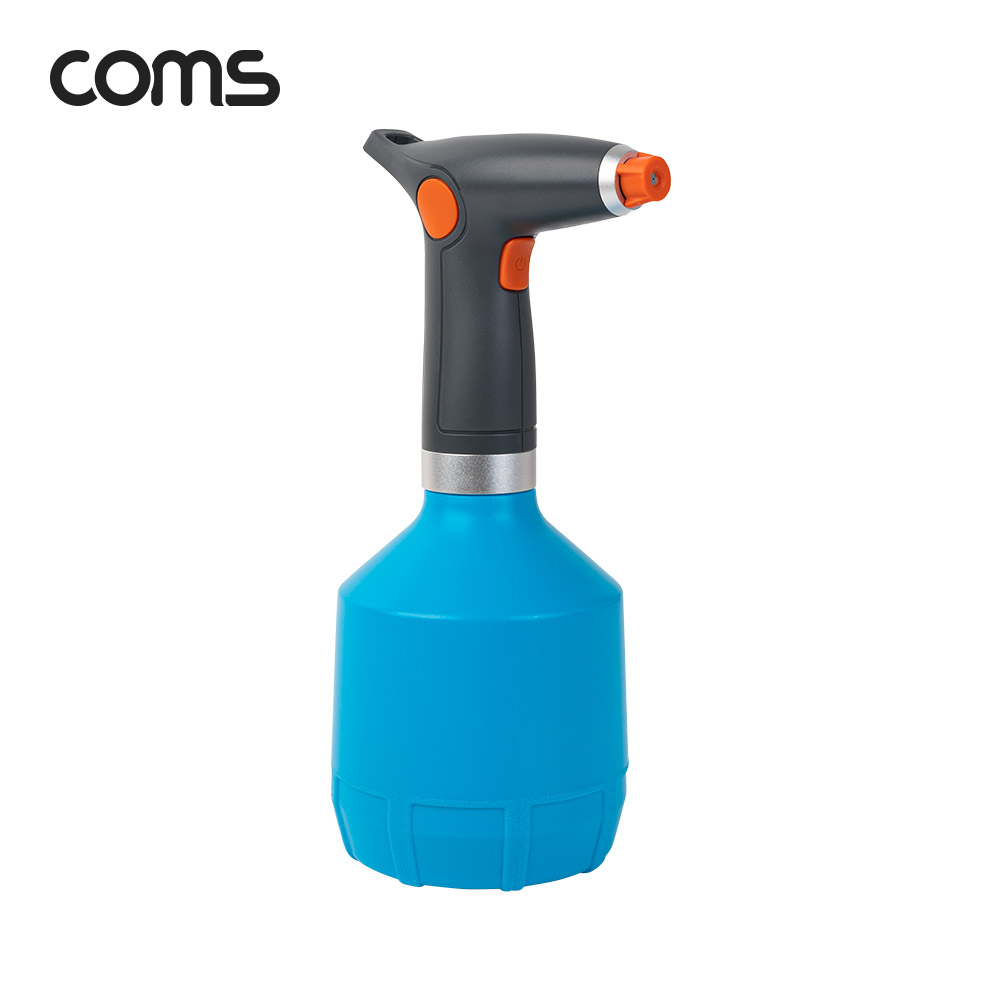 Coms 원터치 전동 분무기, 자동분사, 대용량, 원예 청소 세차 소독 살균