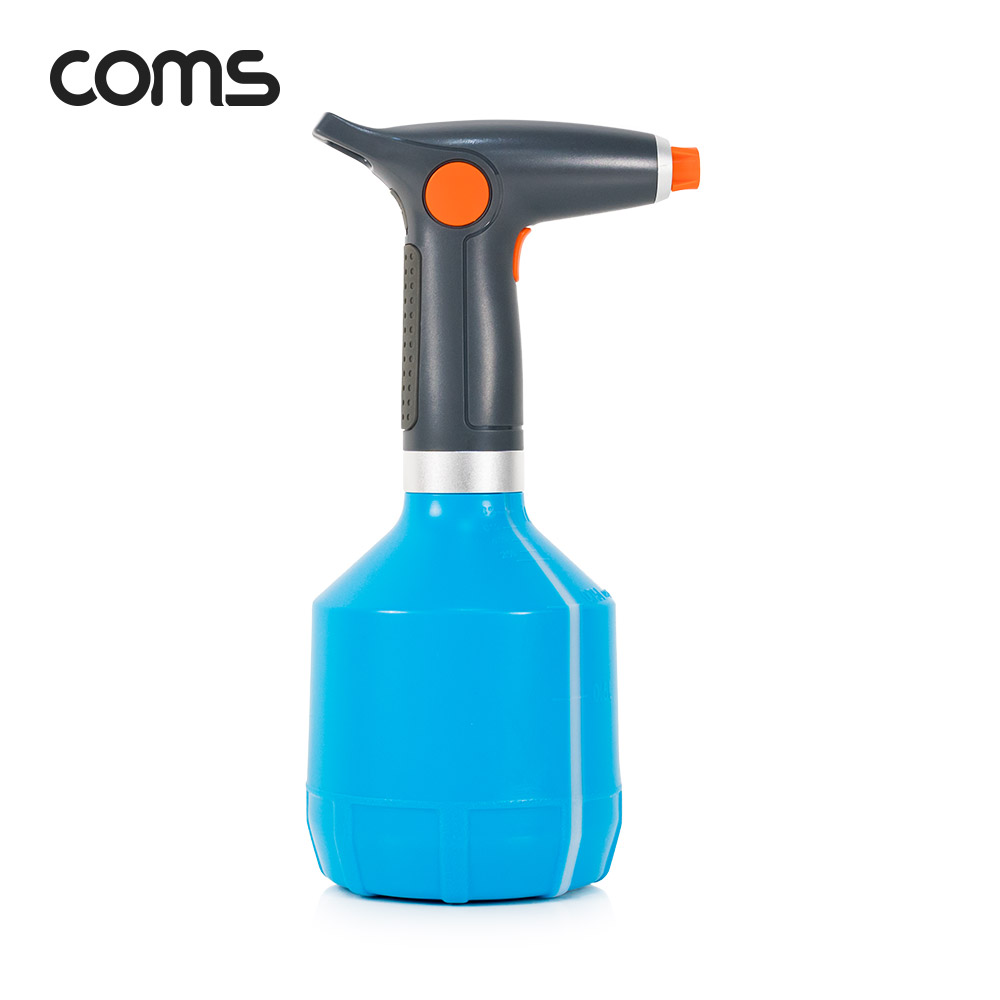 Coms 원터치 전동 분무기, 자동분사, 대용량, 원예 청소 세차 소독 살균