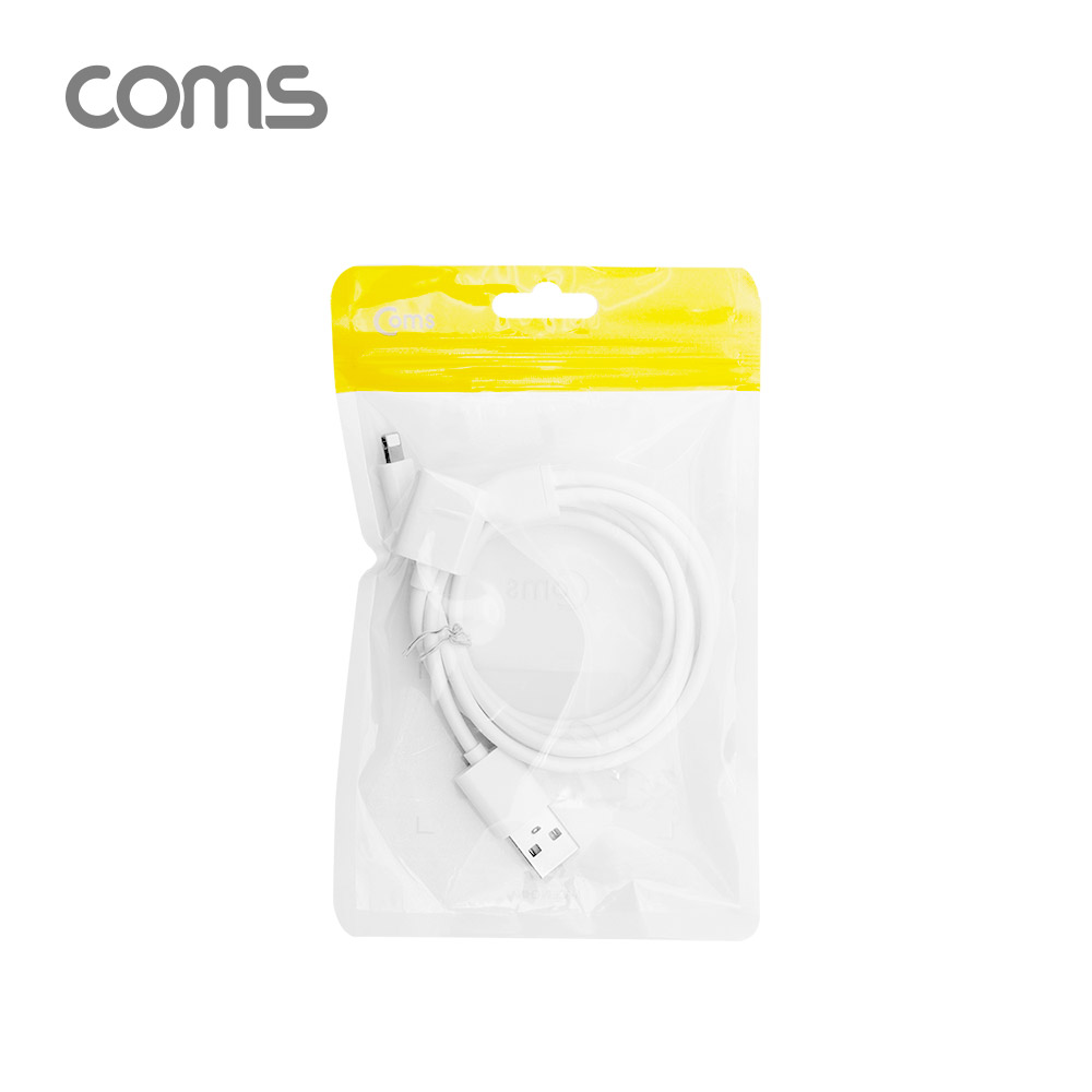 Coms USB 2.0 A to 8핀(8Pin) (M/F) 케이블 / Y형 / 1M / 펜슬 충전 케이블