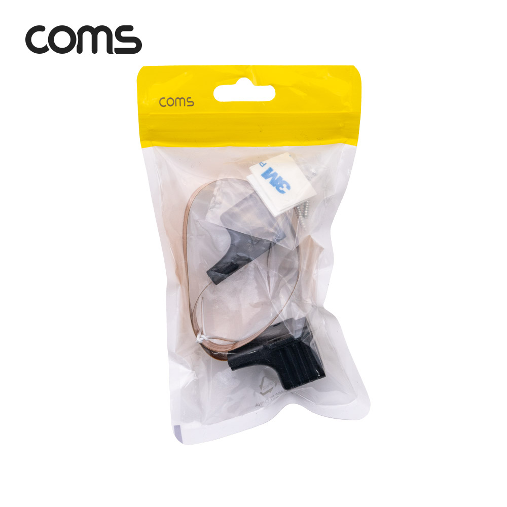 Coms 창문설치용 RJ45 랜 연장 케이블 30cm / F to F / 문틈, 창문 설치 / 플랫(평면) 케이블