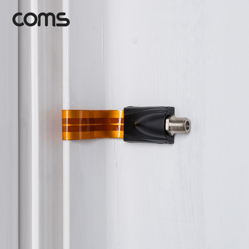 Coms 창문설치용 안테나 연장 케이블 30cm / F to F / 문틈, 창문 설치 / 플랫(평면) 케이블