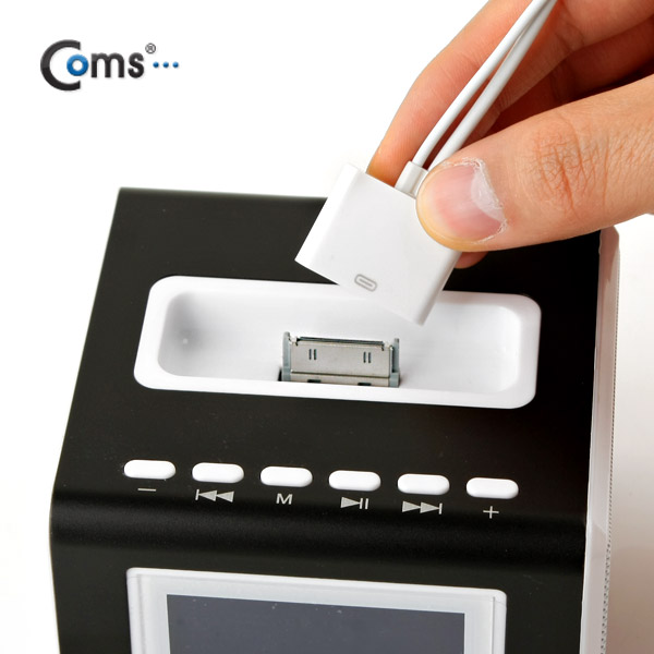 Coms 스테레오 케이블(4극) 30핀(F) to ST 4극(M)/5핀(M), 50cm/Stereo