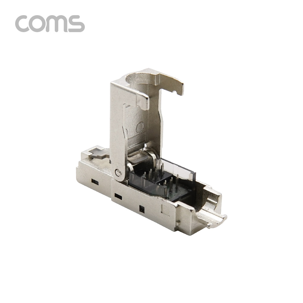 Coms RJ45 CAT.6A 모듈러 커넥터 / STP / Tooless / 키스톤 잭 / 모듈러 잭 / Metal