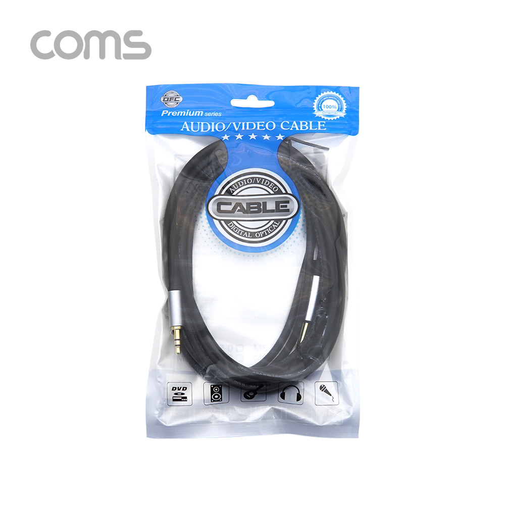 Coms 스테레오 케이블 (3.5M/6.5M) 3M/Stereo 3극