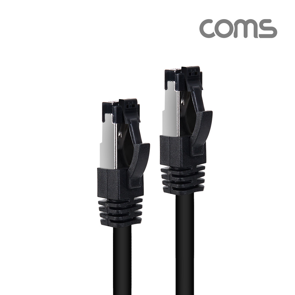 Coms S-FTP 랜케이블(Direct/Cat 8) 1M / 기가비트 / LAN / 40Gbps / 24AWG/ 다이렉트 랜선 / LSZH