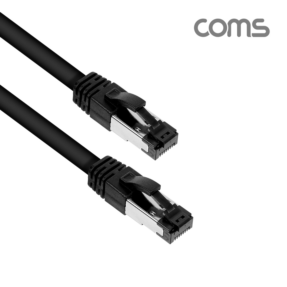 Coms S-FTP 랜케이블(Direct/Cat 8) 1.5M / 기가비트 / LAN / 40Gbps / 24AWG/ 다이렉트 랜선 / LSZH