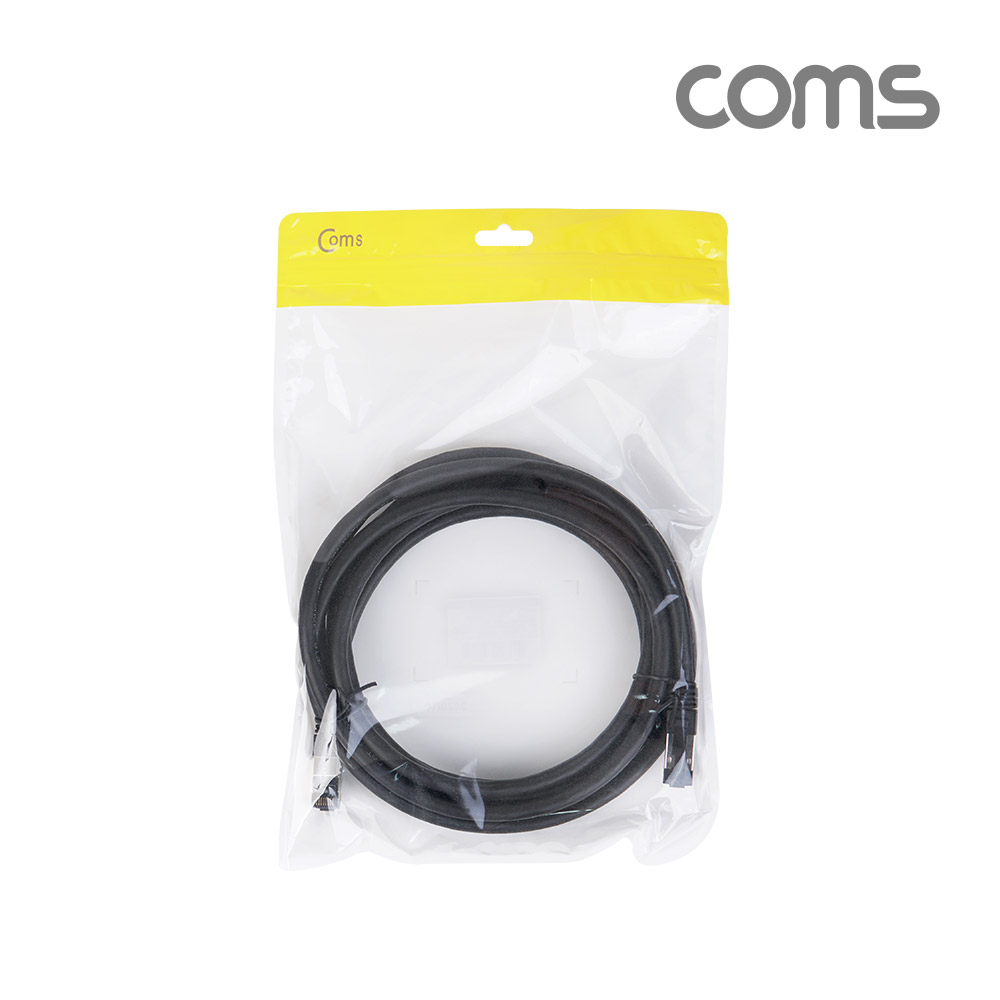 Coms S-FTP 랜케이블(Direct/Cat 8) 3M / 기가비트 / LAN / 40Gbps / 24AWG/ 다이렉트 랜선 / LSZH