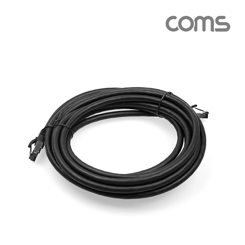 Coms S-FTP 랜케이블(Direct/Cat 8) 5M / 기가비트 / LAN / 40Gbps / 24AWG/ 다이렉트 랜선 / LSZH