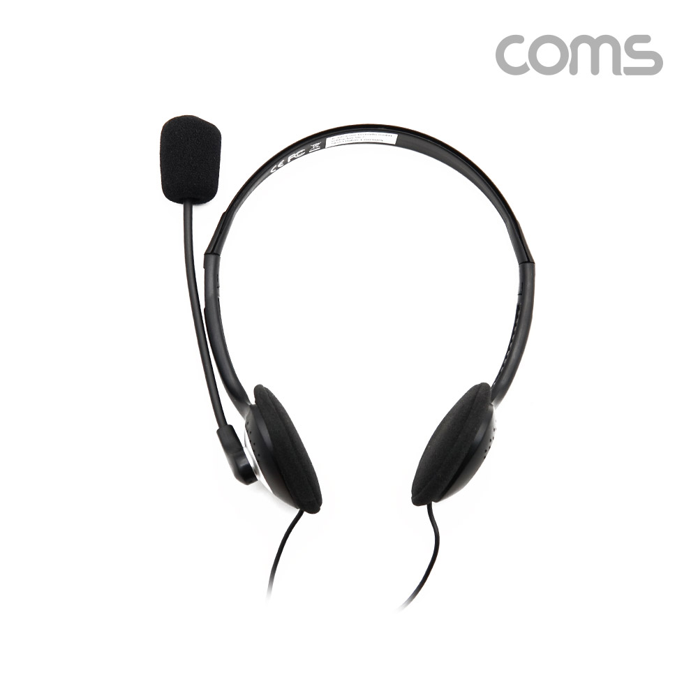 Coms 헤드셋 (스테레오 / 3.5mm / 컨트롤러 / 마이크)