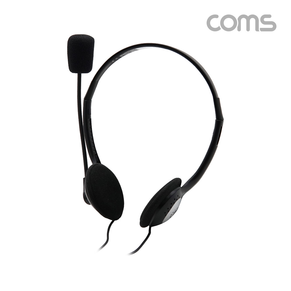 Coms 헤드셋 (스테레오 / 3.5mm / 컨트롤러 / 마이크)
