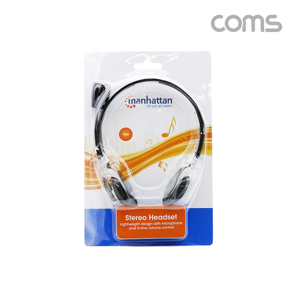 Coms 헤드셋 (스테레오 / 3.5mm / 컨트롤러 / 마이크)