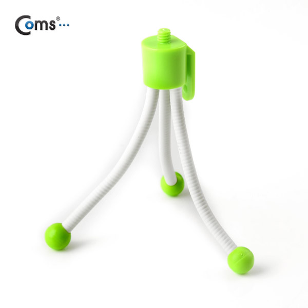 Coms 휴대용 삼각대(Flexible),Mini Tripod/미러리스,스마트폰,Green