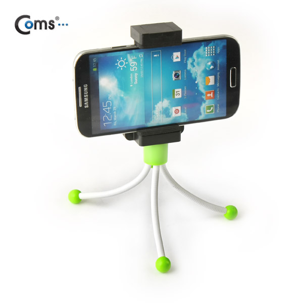 Coms 휴대용 삼각대(Flexible),Mini Tripod/미러리스,스마트폰,Green