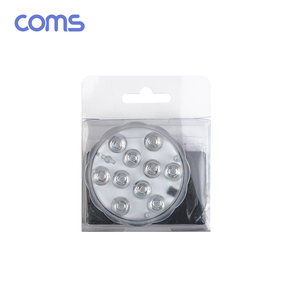 Coms LED 원격 제어 수중 조명 / 16가지 색상 / 4가지 패턴 / 방수기능 / 수영장, 수족관 등 / 컬러 라이트(색조명) / 후레쉬(전등), LED 램프(랜턴)