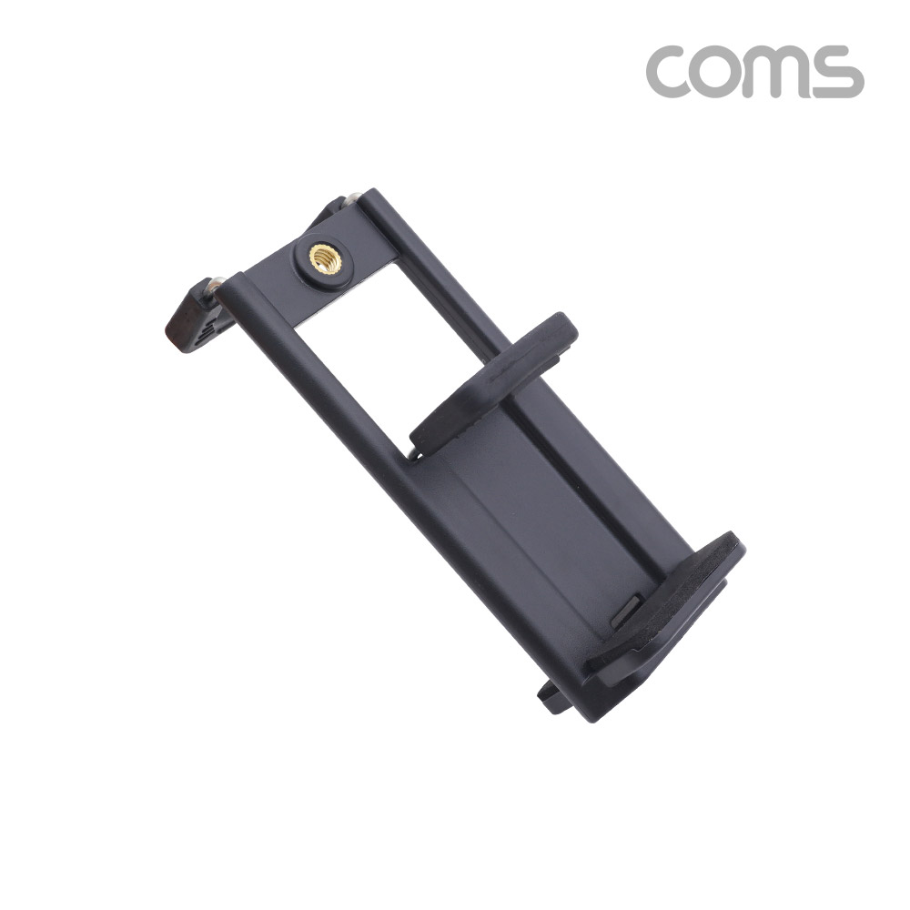 Coms 스마트폰 거치대 / 가로, 세로 고정 / 전방, 후방 / 슬라이드형 / 홀더 / 52~85mm / 109~160mm