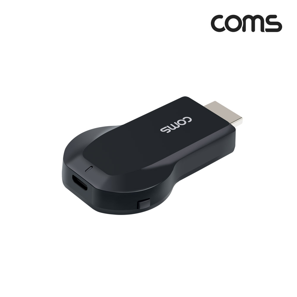 Coms 4K 스마트폰 무선 동글 / 미러링 / 휴대용 / Miracast / AirPlay / 3840x2160 30Hz 지원
