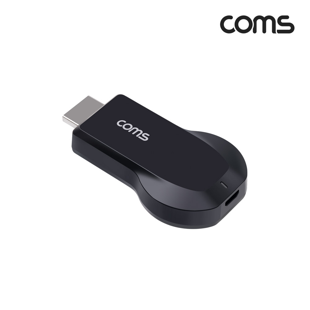 Coms 4K 스마트폰 무선 동글 / 미러링 / 휴대용 / Miracast / AirPlay / 3840x2160 30Hz 지원