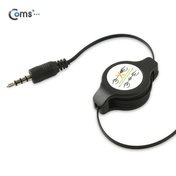 Coms 스테레오 케이블 (자동감김/4극) 1.5M/Stereo